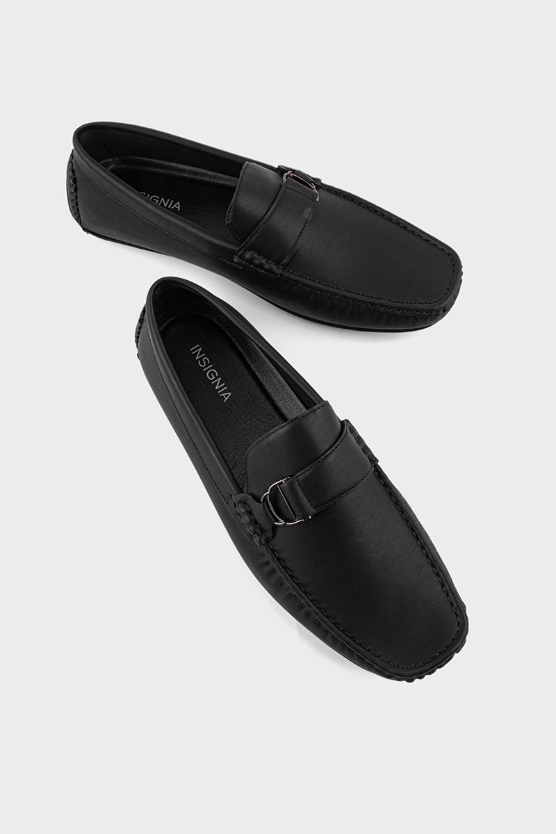 Men Casual Driving Mocs MC4028-Black